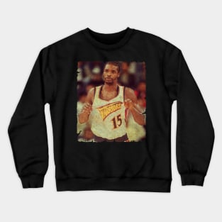 Latrell Sprewell in Warriors Crewneck Sweatshirt